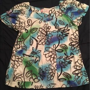 EUC size Small Koi scrub top