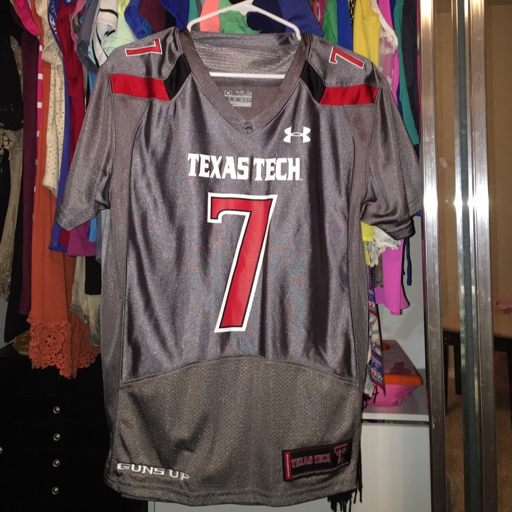 Youth large UA Texas Tech jersey