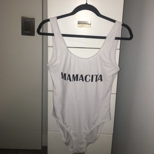'Mamacita' one-piece swimsuit