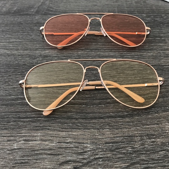 Yellow & Orange Colored Lens Sunglasses - Picture 3 of 3