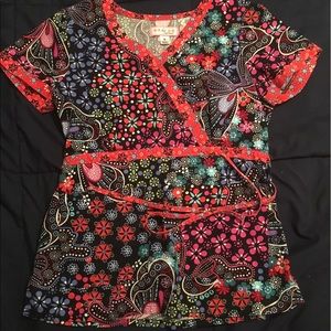 EUC size Small Koi scrub top
