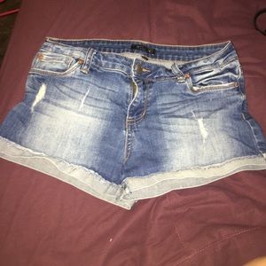 Denim shorts