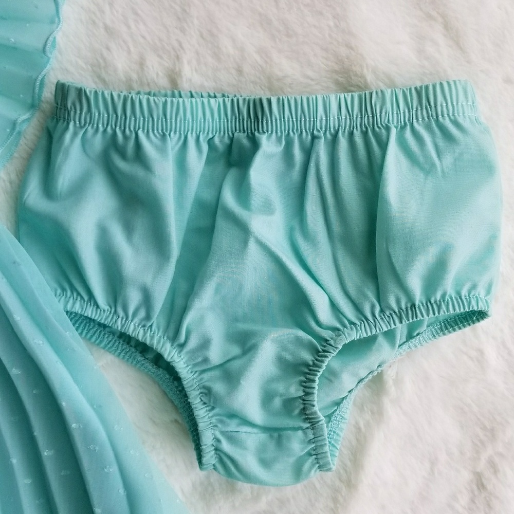 πHPπVanilla Mint Dress w/Diaper Cover - Picture 5 of 6