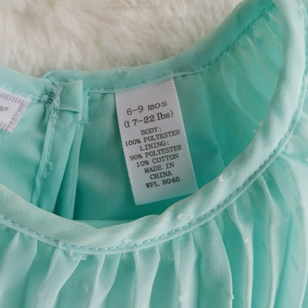 πHPπVanilla Mint Dress w/Diaper Cover - Picture 6 of 6