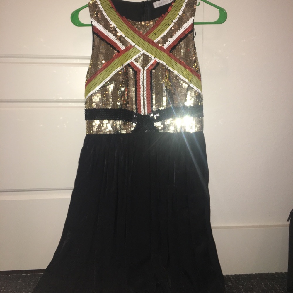 Sequin black dress