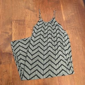 Chevron maxi dress