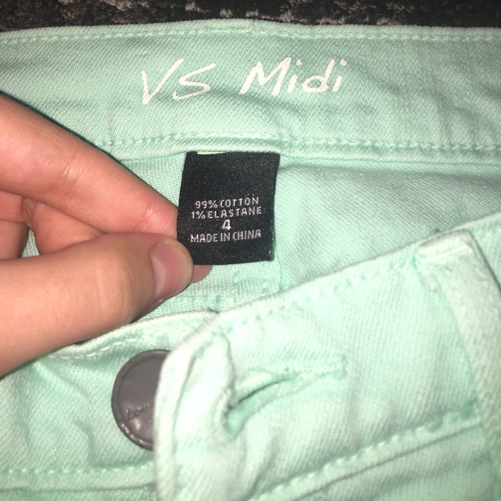 Victoria's Secret Mint green jeans