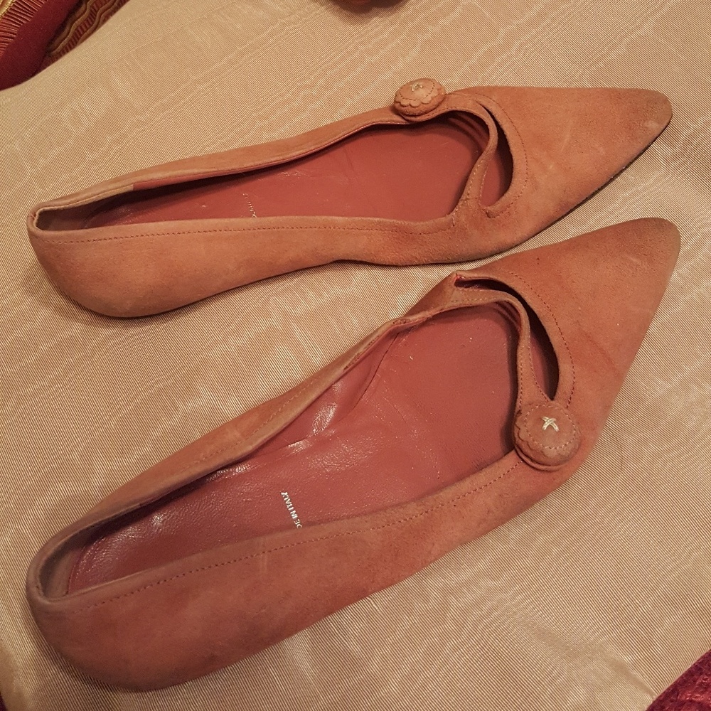 Vintage Rose Prada Ballet Flats