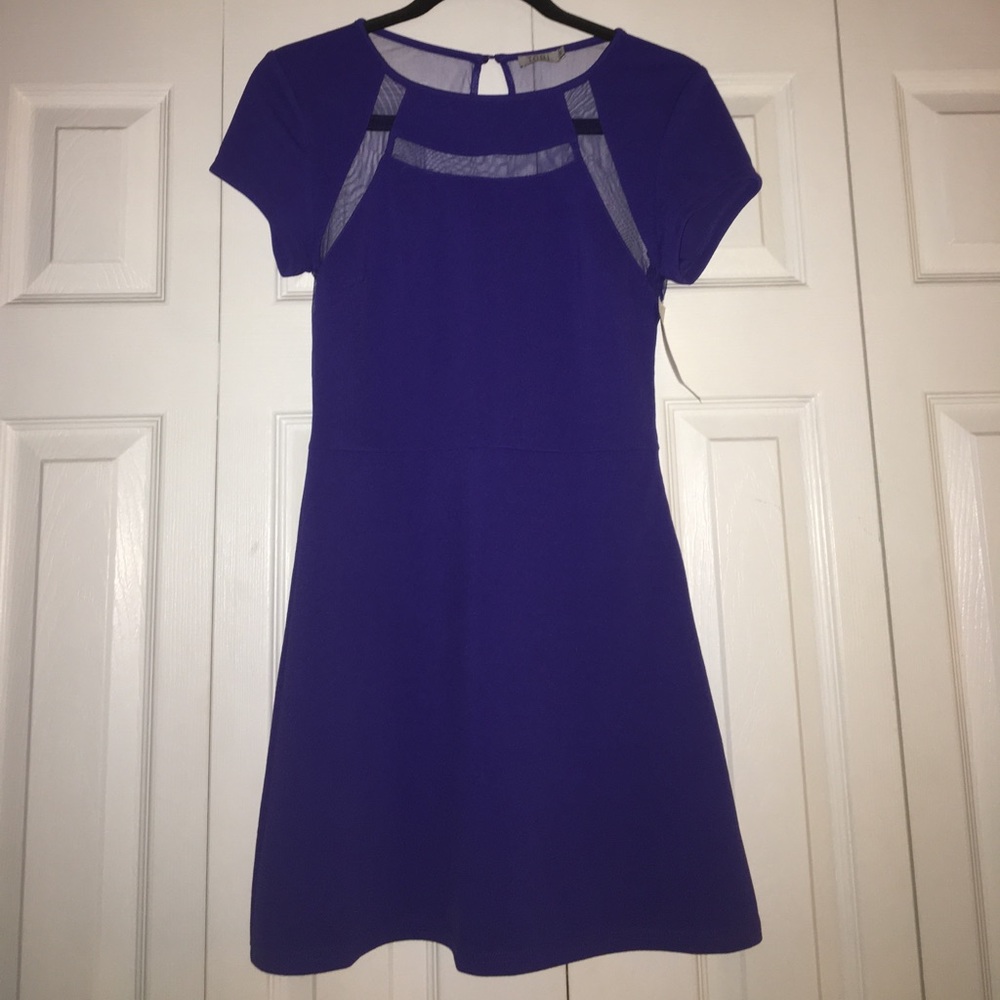 Tobi Mesh Cut Out Dress