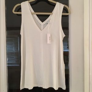 James Perse Line V-Neck Top