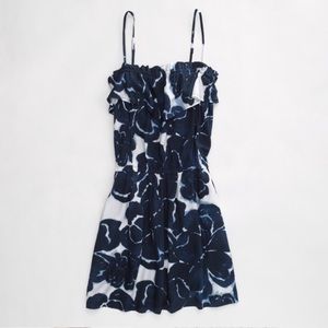 J. Crew Printed Ruffle Dress J. Crew Printed Ruffle Dress