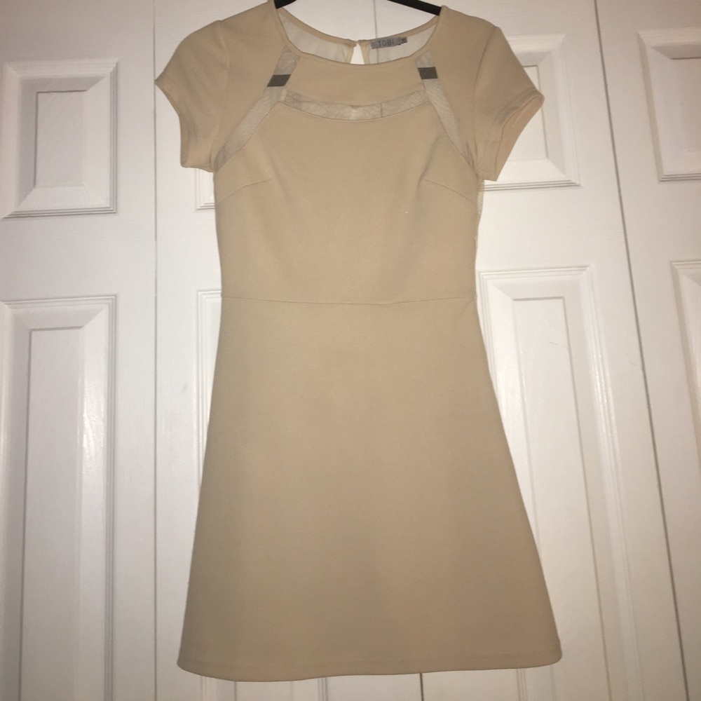 Tobi Mesh Cut Out Dress