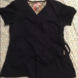 EUC size Small Koi scrub top