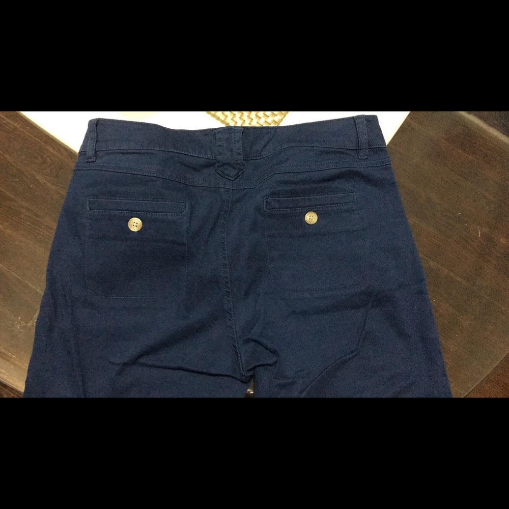 Love culture navy blue chinos
