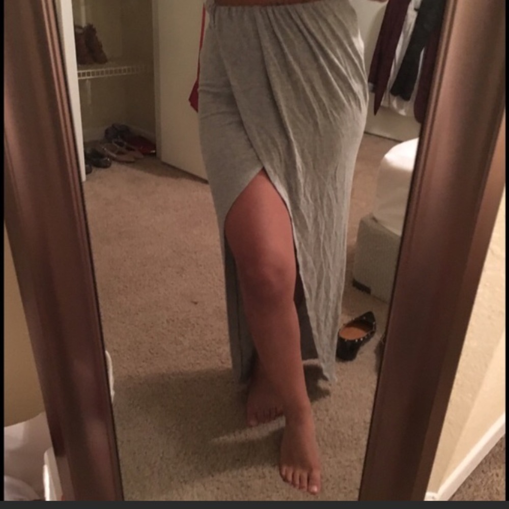 Gray Skirt