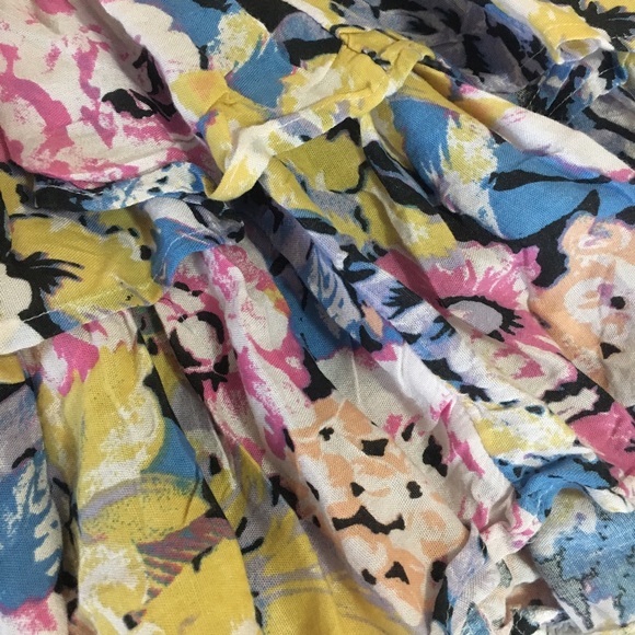 Urban outfitters- Front Yoke Doubletier Mini Skirt - Picture 4 of 5