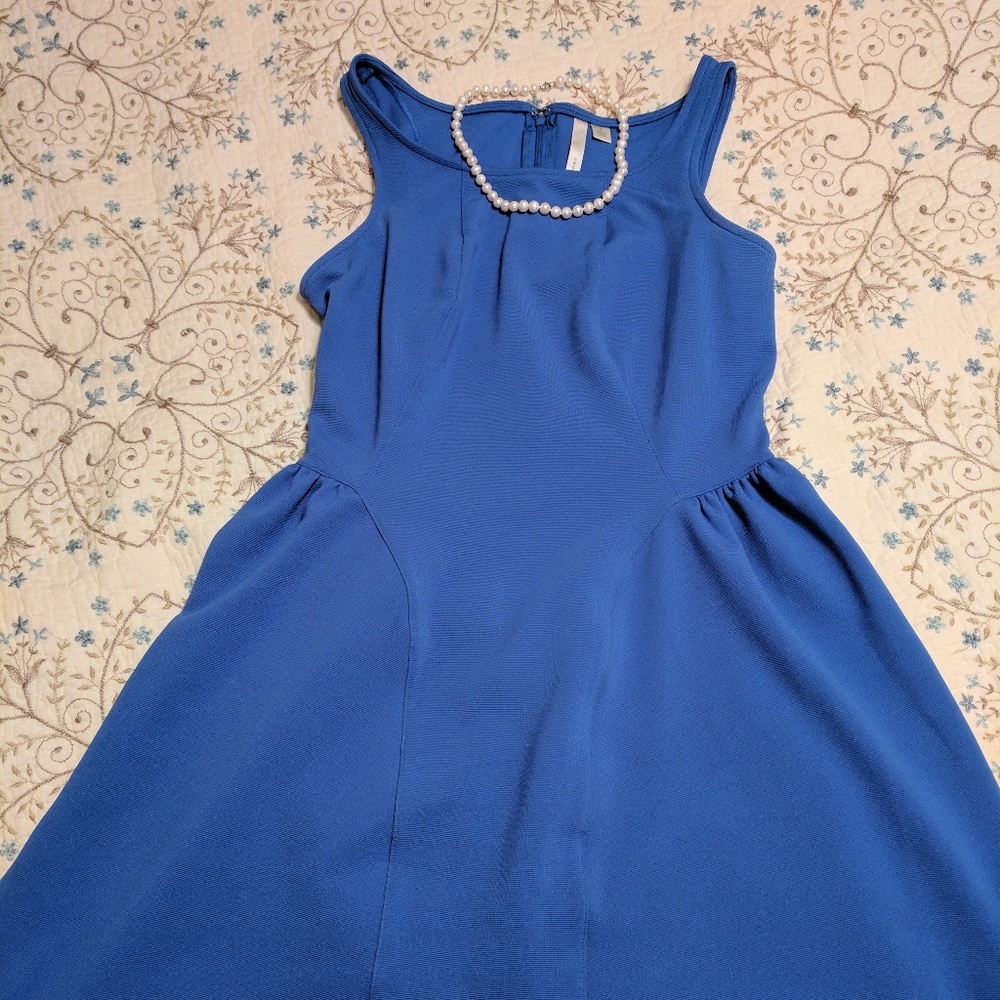 Royal blue dress