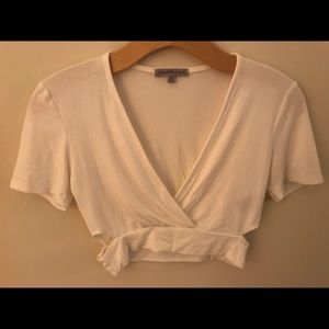 White crop top from Charlotte Russe