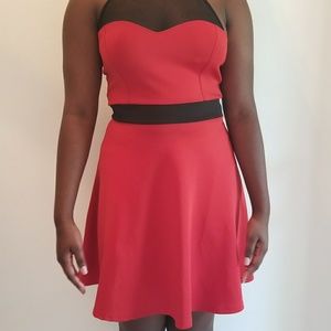 🍒🍒Red/Burnt Orange Semi formal Dress