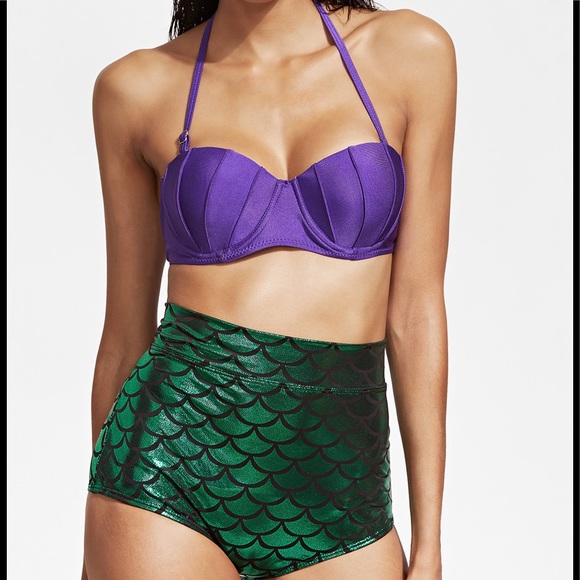 🐚🆕Mermaid Swim high waist two piece - Picture 2 of 7