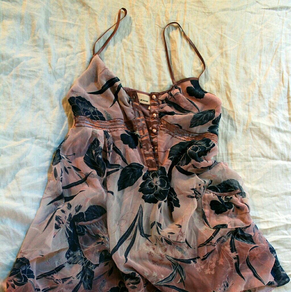 Floral DKNY short dress