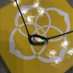 Kendra Scott Black Pearl Cami necklace