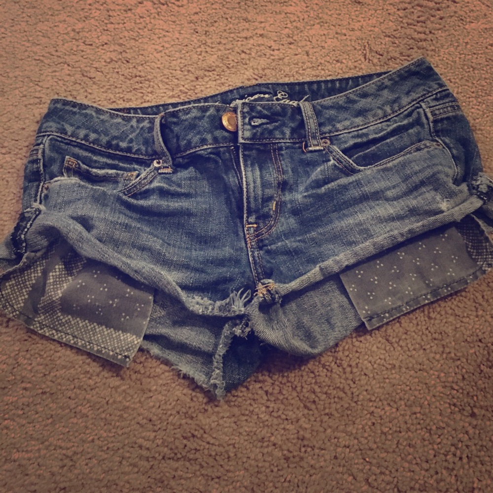 American eagle denim shorts