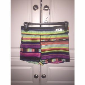 Small Bright FILA Running Shorts