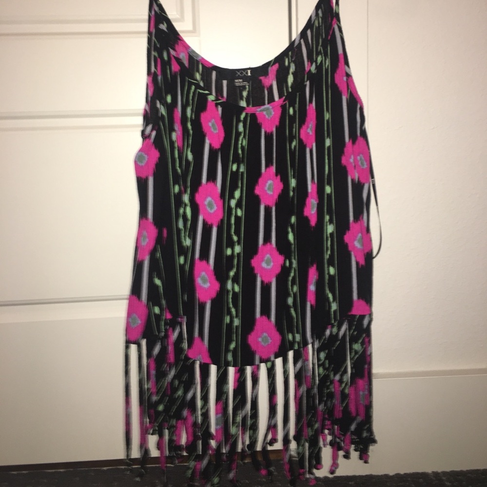 Forever 21 fringe shirt