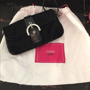 Coach Clutch with Dust Bag 🎀