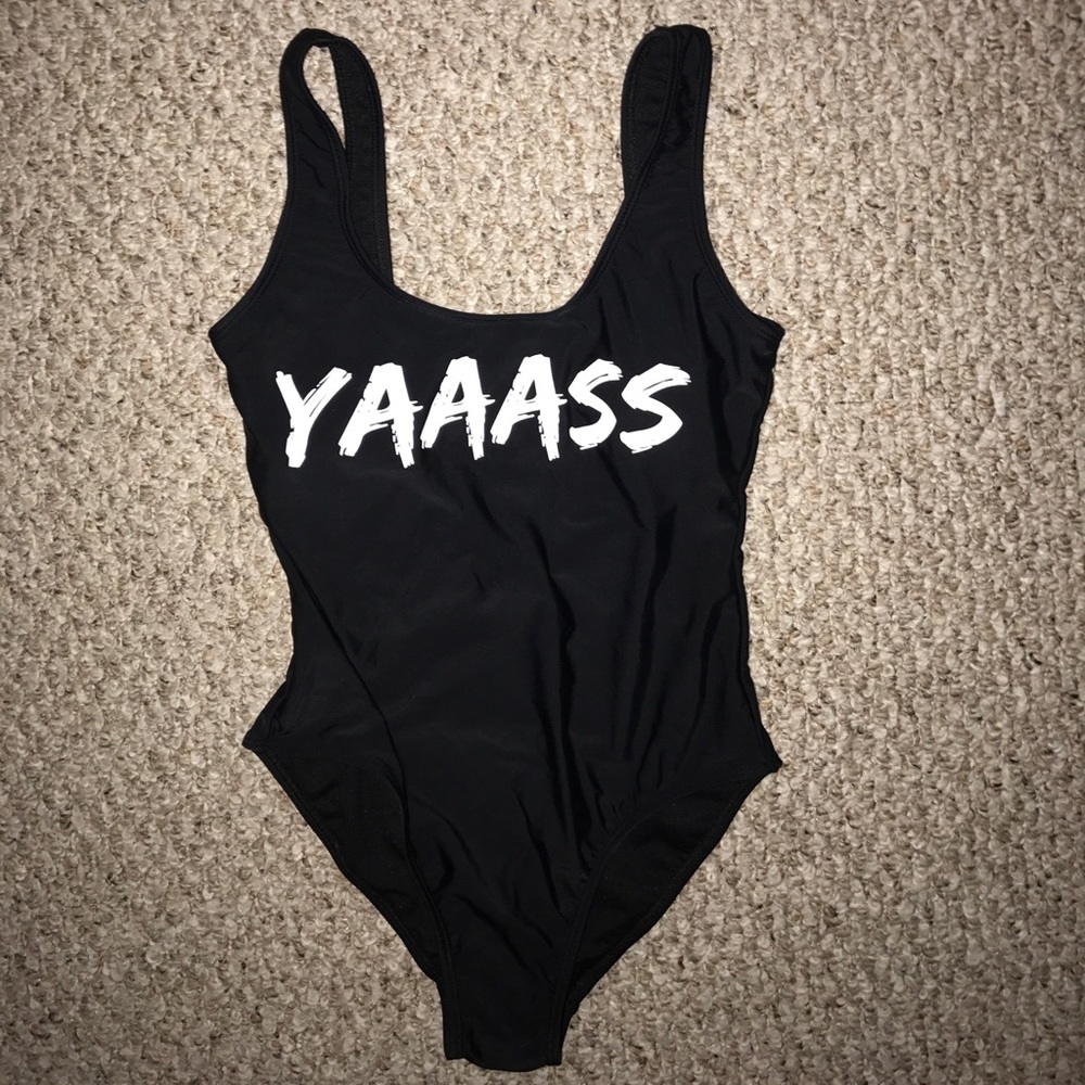 One piece swimsuit!