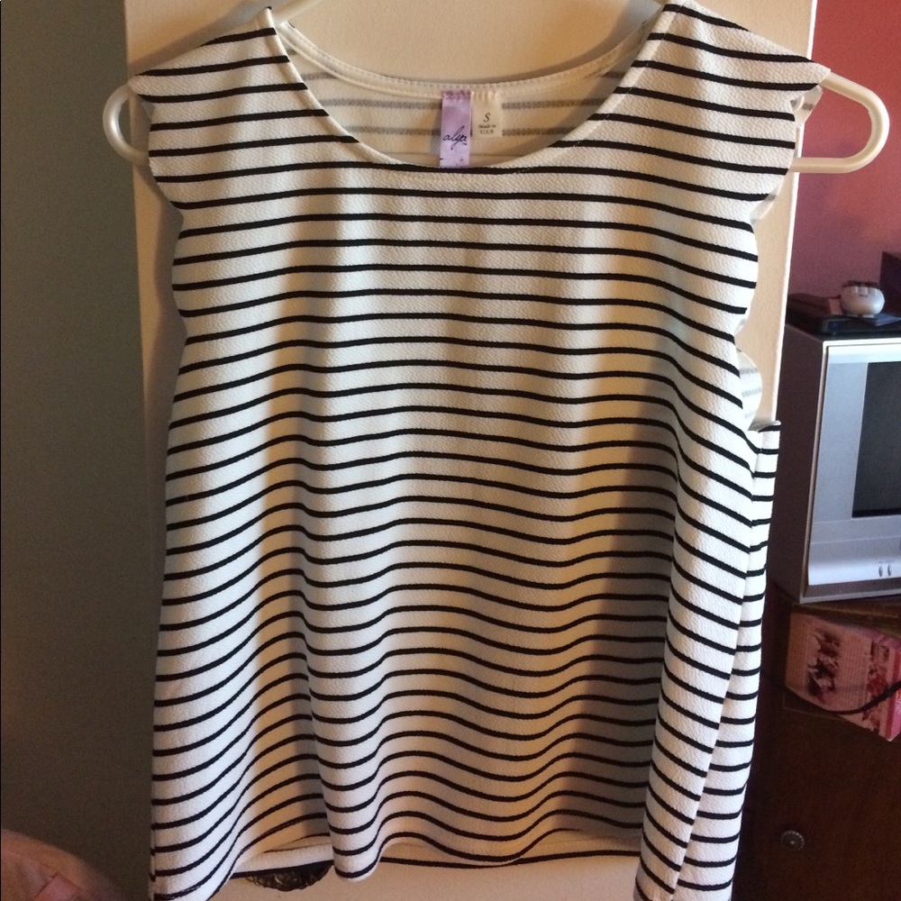 Striped Francesca's Top