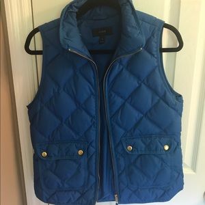 J.Crew quilted down vest