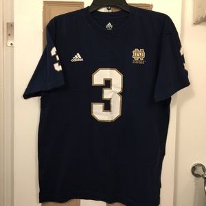 Adidas Notre Dame Fighting Irish 🍀 Tee