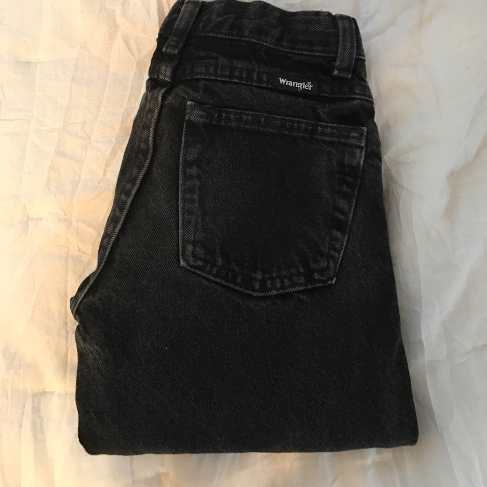 vintage wrangler straight leg jeans