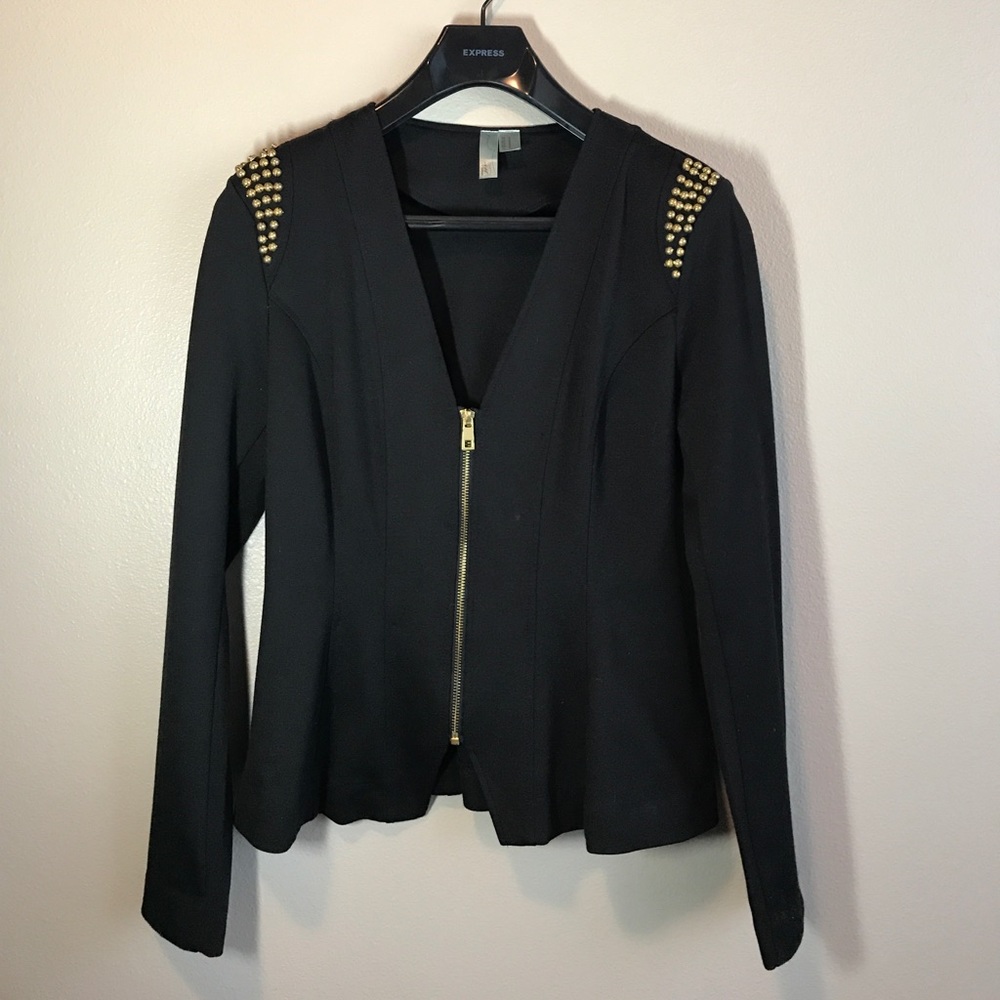 Long sleeve peplum shirt