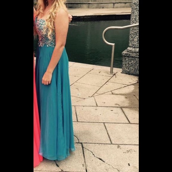 Beautiful Beaded Prom Dress - Picture 2 of 6
