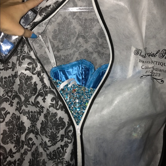Beautiful Beaded Prom Dress - Picture 5 of 6