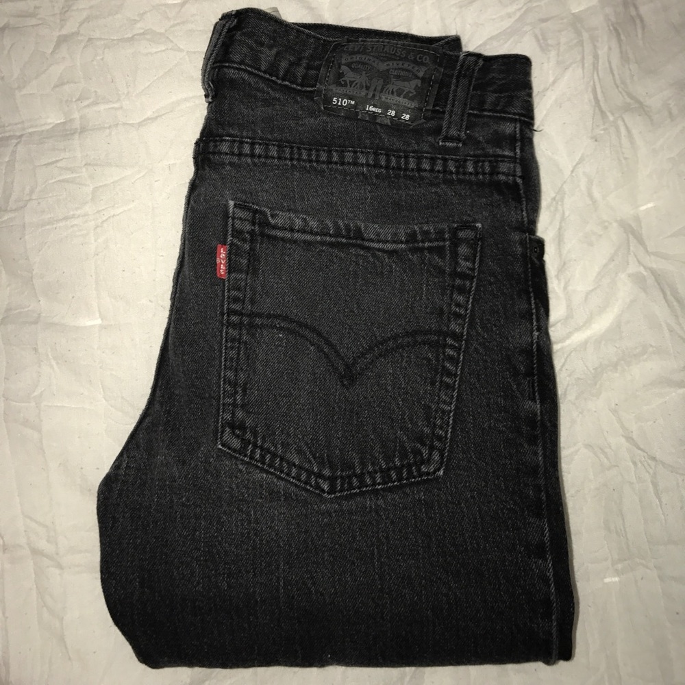 vintage black levis straight leg jeans