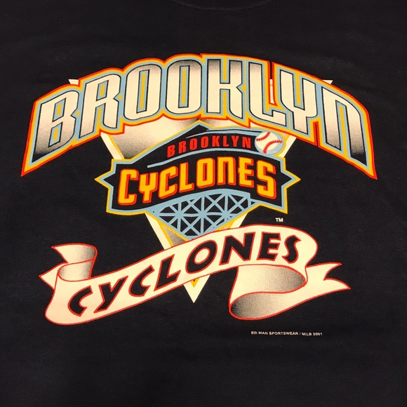 Brooklyn Cyclones Baseball Men's T-Shirt Size XXL