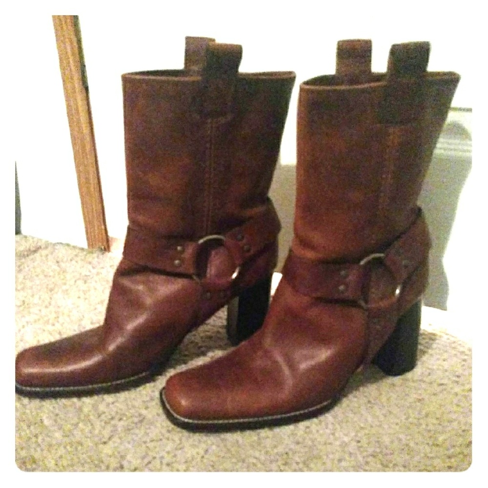 RARE Michael Kors Slip On Mid-Calf Boots
