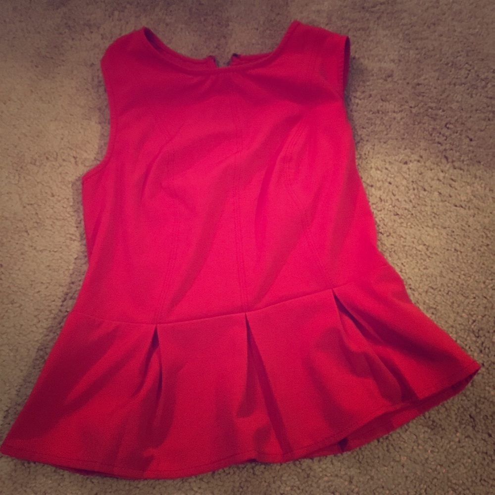 Red tank top