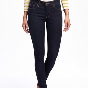 Dark Wash Mid-Rise Rockstar Jeans