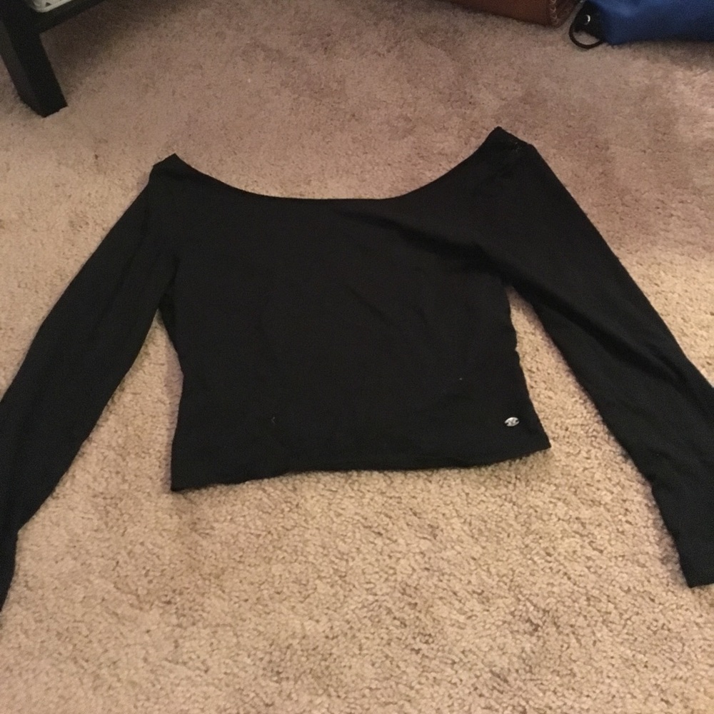 Black crop top