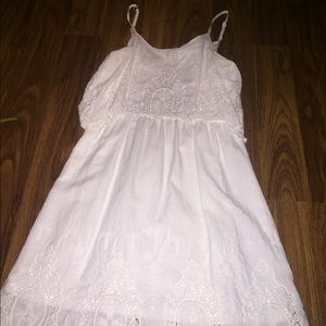 White lace dress