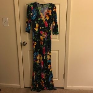 Floral Long Sleeve Dress