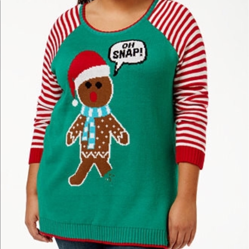 Christmas Sweater "oh snap!"