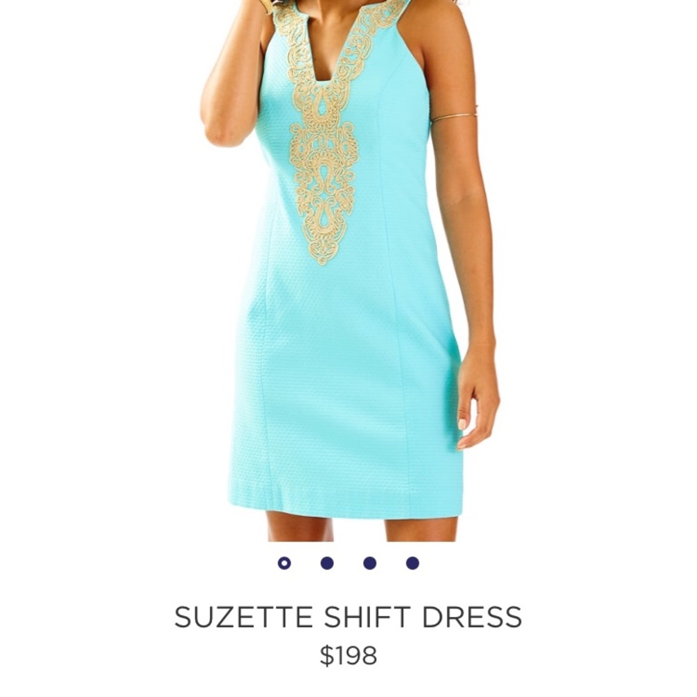 ISO: Lilly Pulitzer Suzette, serene blue, sz 6