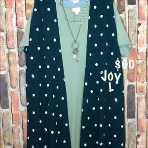NWT Lularoe Large Polka Dot Joy Vest
