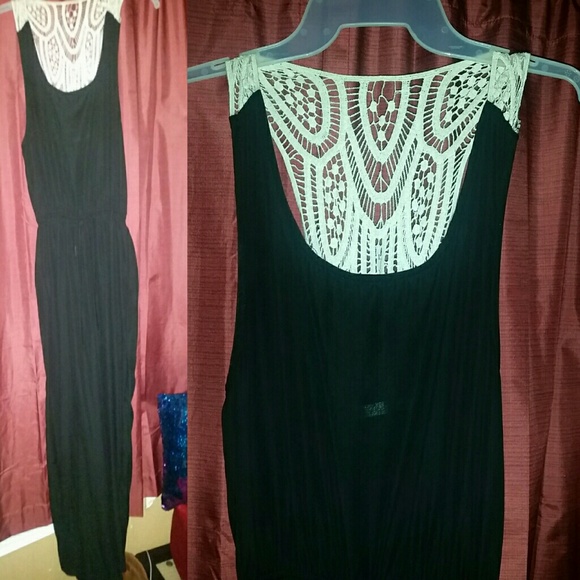 Liberty Love Dresses & Skirts - Black Jumpsuit with lace back